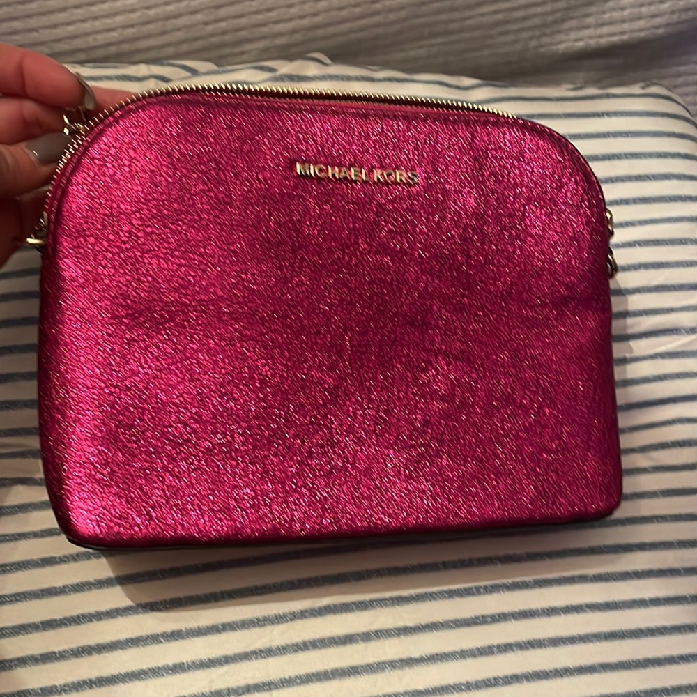 Michael Kors rare*** crinkle pink!